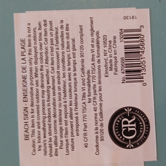 Grasslands Road Wooden Starfish "The Beach is my Happy Place" Plaque - Picture 6 of 7